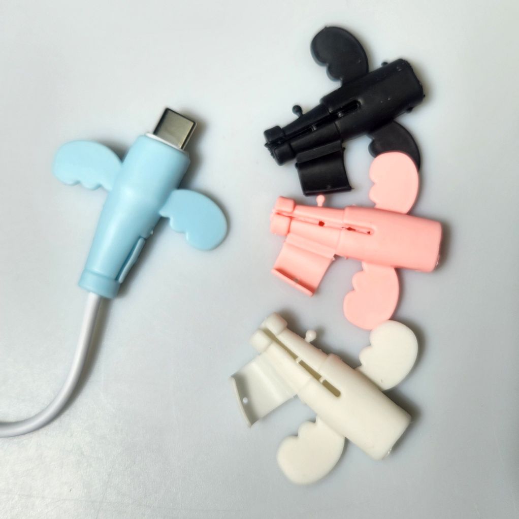 날개 충전기 케이블 보호캡 선 보호 단선방지