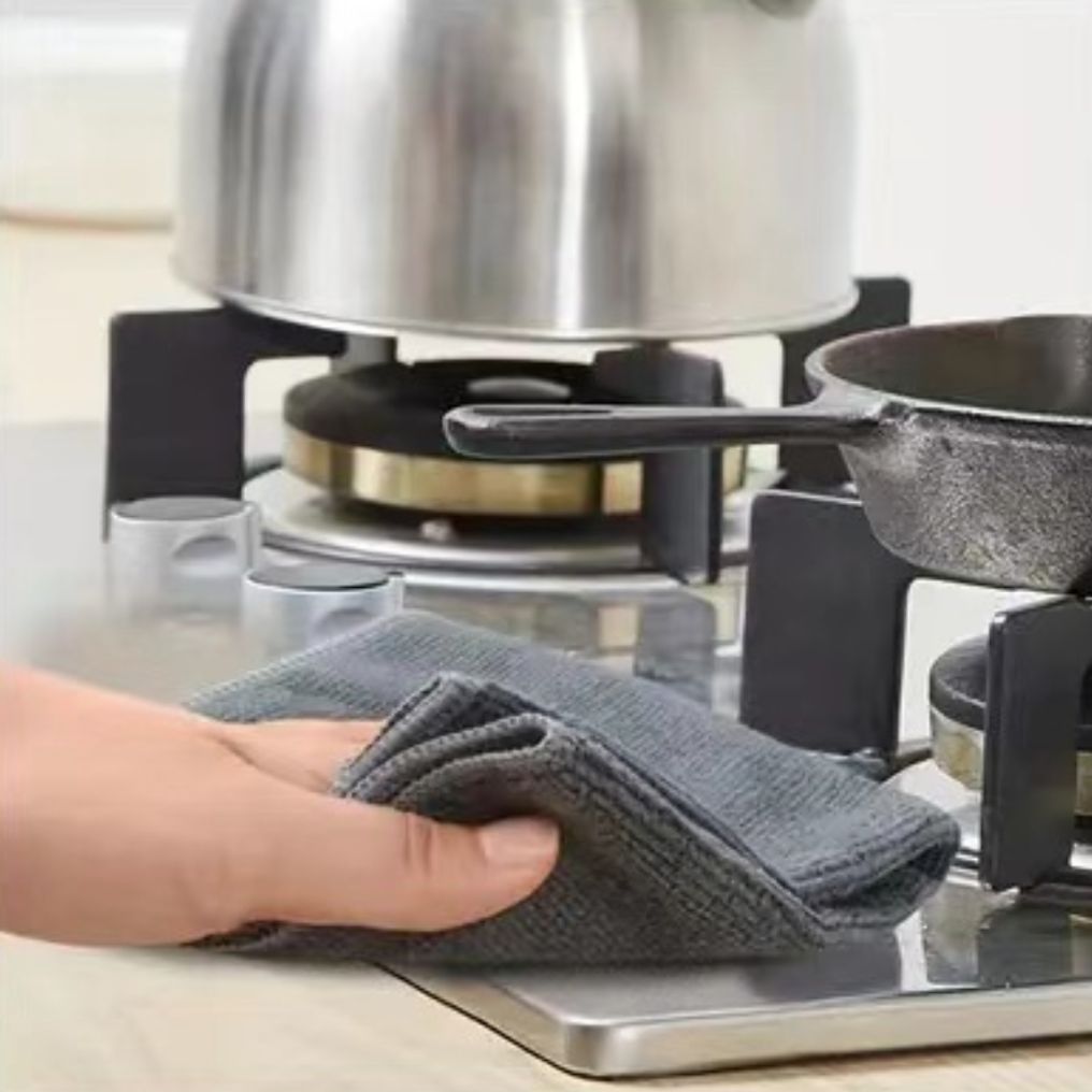 흡수력좋은 그레이 행주 다용도 주방청소 극세사 수건