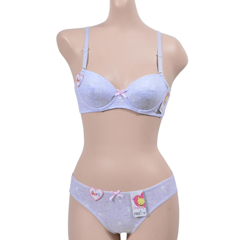 귀여운패턴 주니어 3단계 A컵브래지어