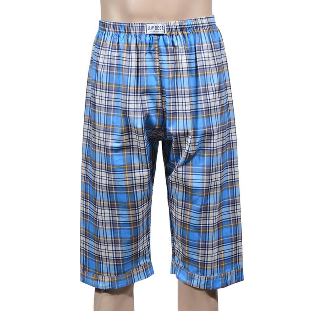 면40수 특수실켓가공 남자체크파자마 110