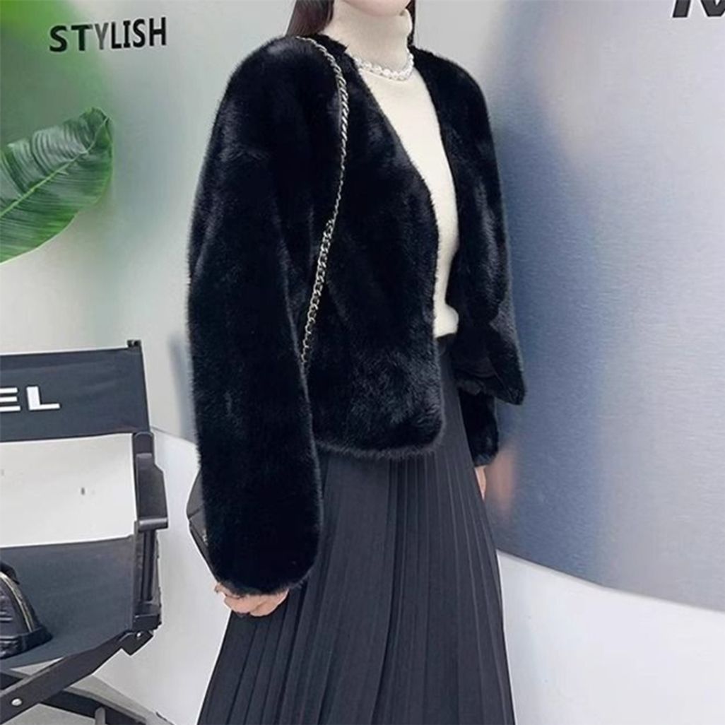 여성 무지 반코트 겨울 하프코트 데일리 따뜻한 코트