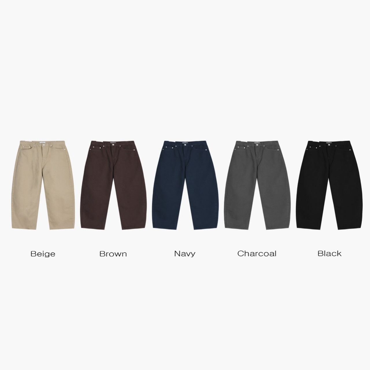 커브드 USA 코튼 팬츠