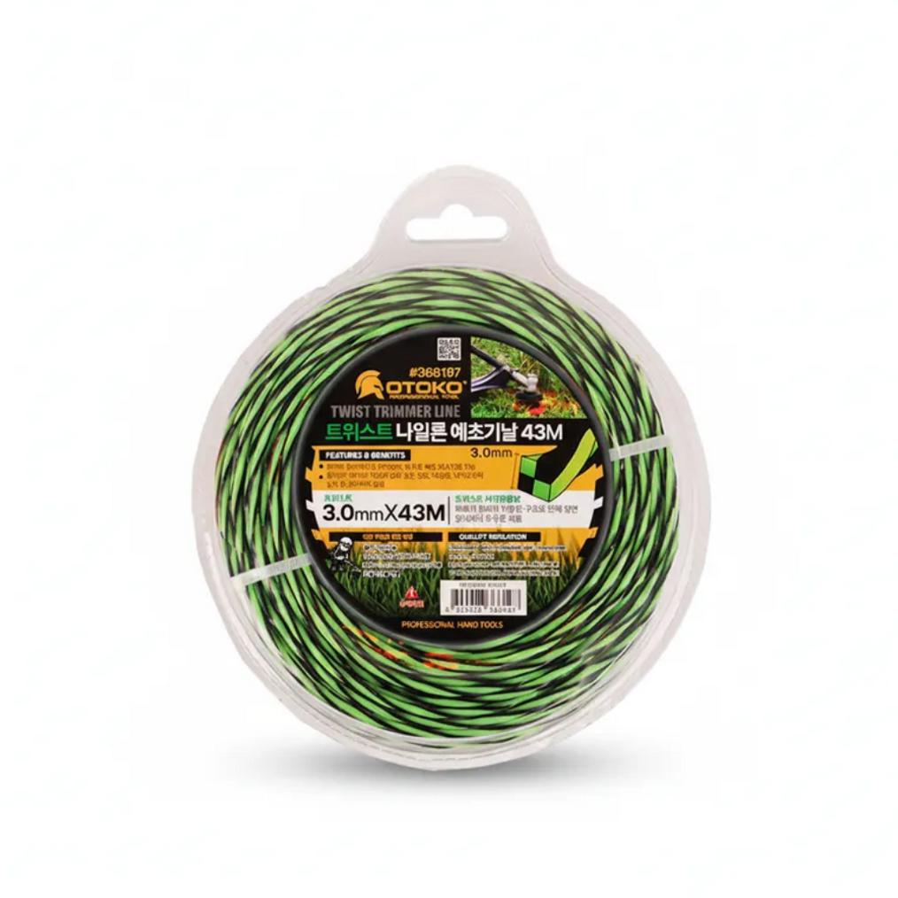 트위스트 나일론 예초기날 3.0mm x 43m