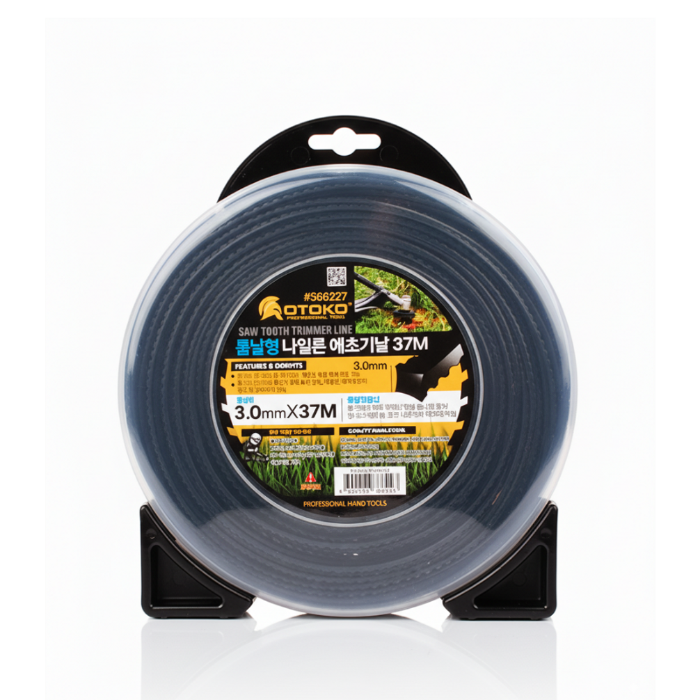 톱날형 나일론 예초기날 2.65mm x 47m