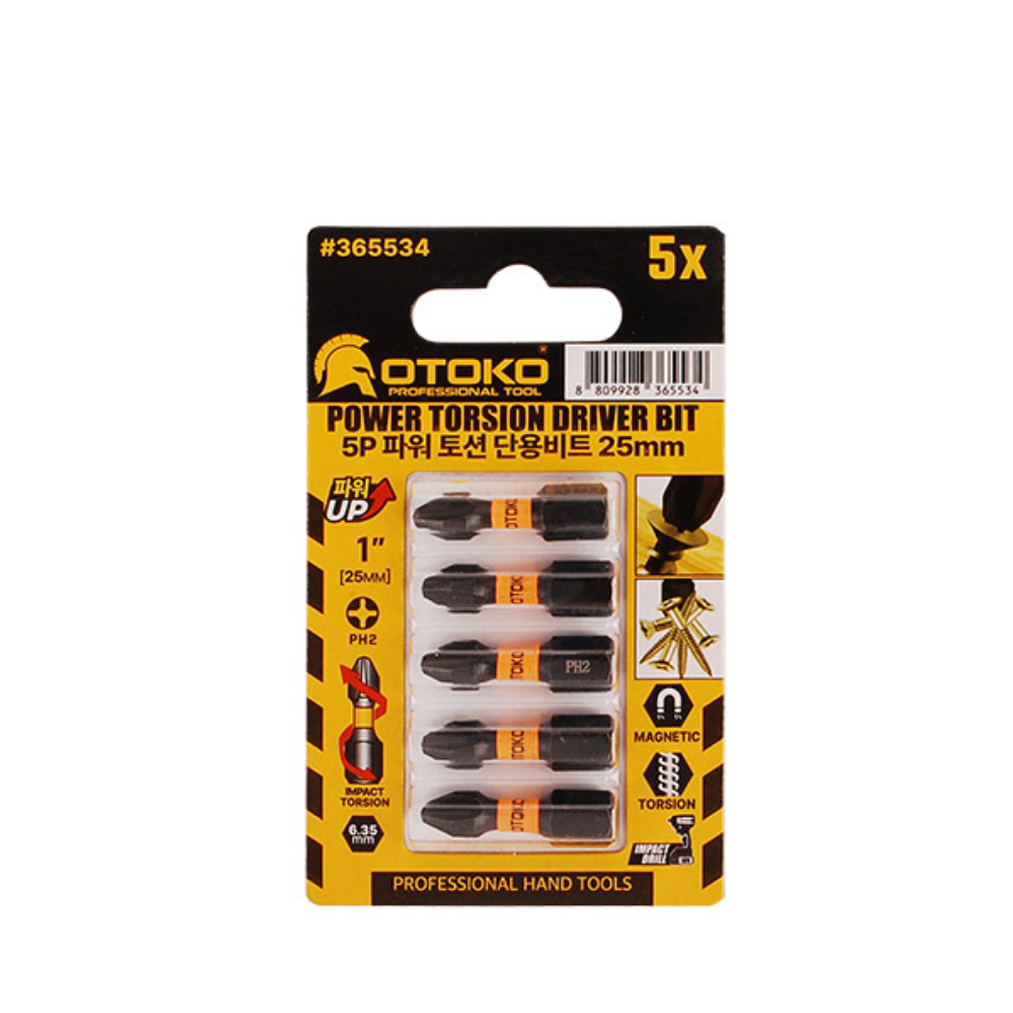 5P 파워 토션 단용비트 25mm