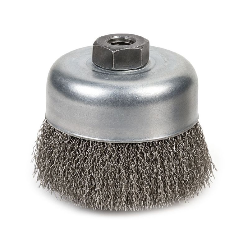 국산 인우연마 75mm 스테인리스 0.17 고운날 컵브러쉬