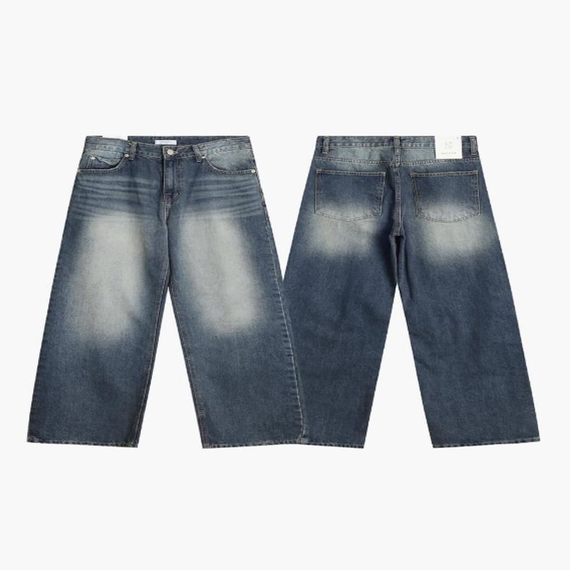 틴블루 일자 데님