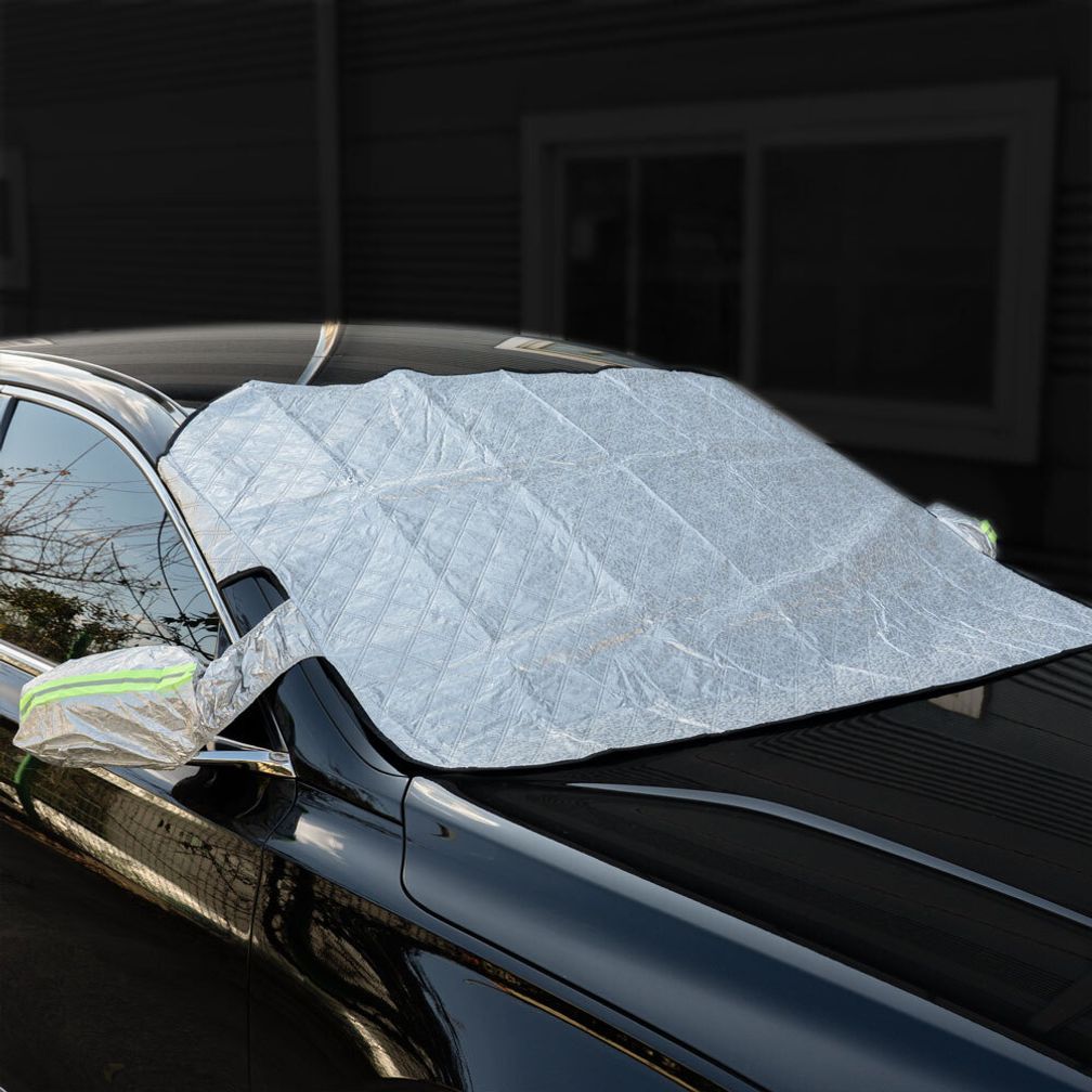 자동차 성에방지커버 앞유리 눈쌓임 덮개 자석형 중형