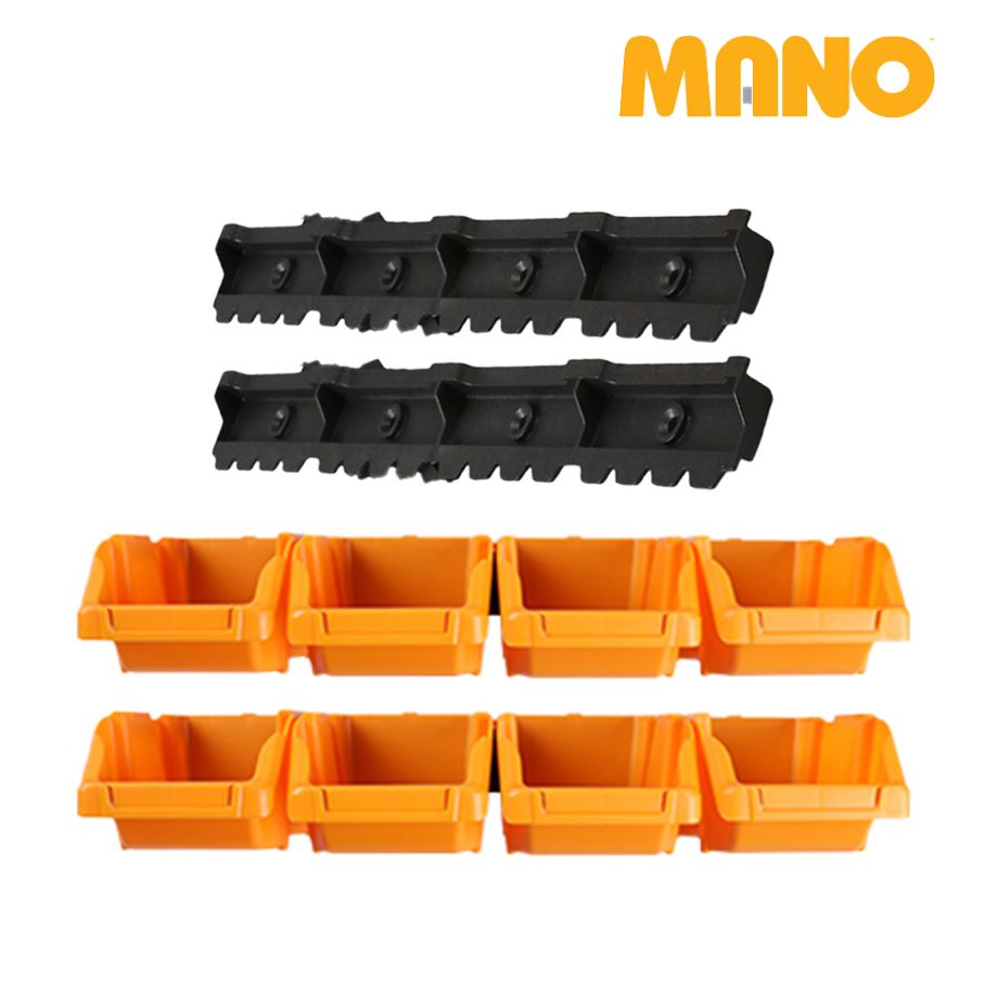 부속함 나사못 칸막이 결합형 420x170x90 8PCS 부품상자 세트 R-10