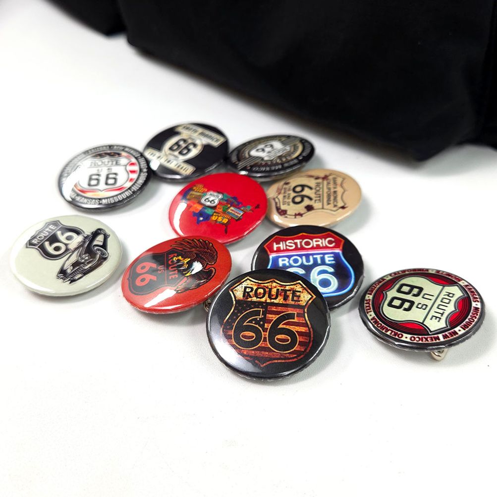 Route66 레트로 감성 빈티지 뱃지 에코백 파우치 꾸미기 소품