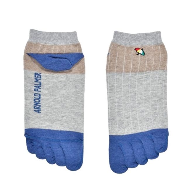 골지 캐주얼 남성 봉조 스니커즈 발가락양말 5켤레