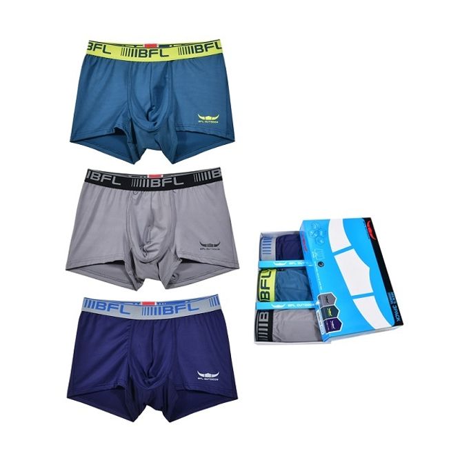 소프트터치 아웃밴딩 남성 스판 드로즈팬티 3매입