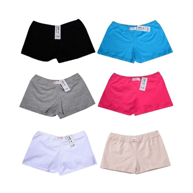 심플 베이직 면스판 여성 2부 속바지