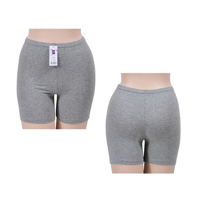 심플 신축성 면스판 3부 속바지 여성속옷