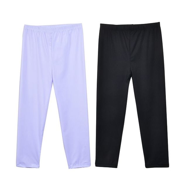 크레오라스판 혼방 신축 여성 8부 레깅스