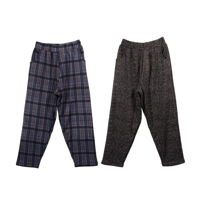 보온력 털안감 남성 겨울 고무줄바지 홈웨어 파자마