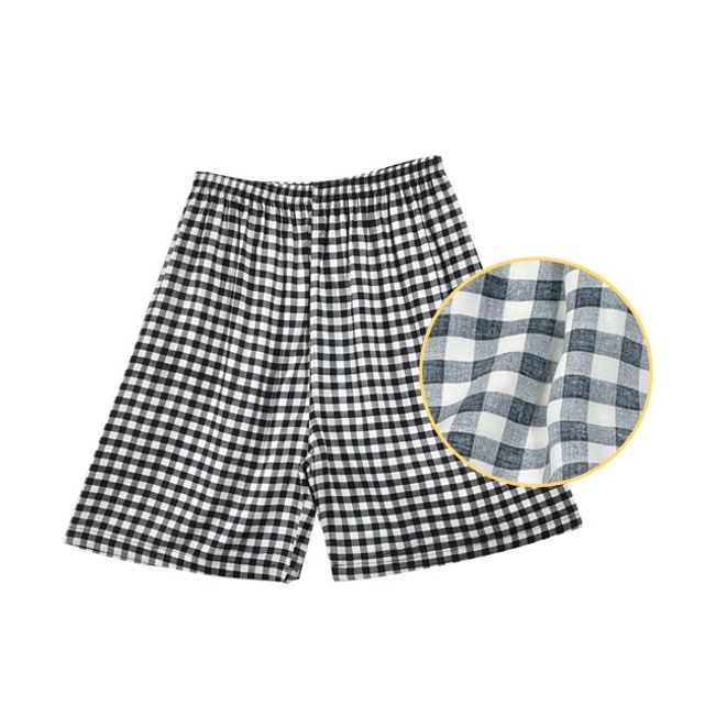 신축 허리밴딩 레이온 여성 5부 파자마 홈웨어 잠옷