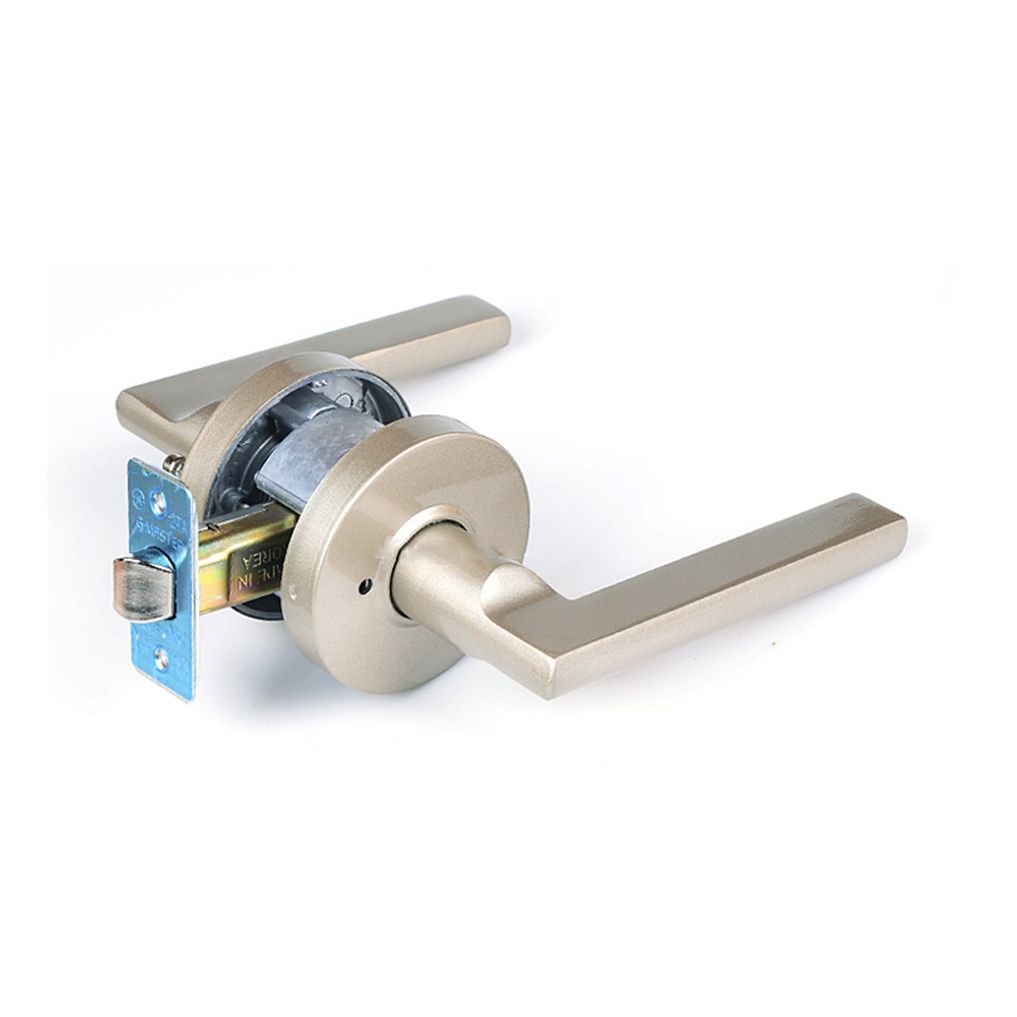 행복손잡이 욕실용 버튼식 문손잡이