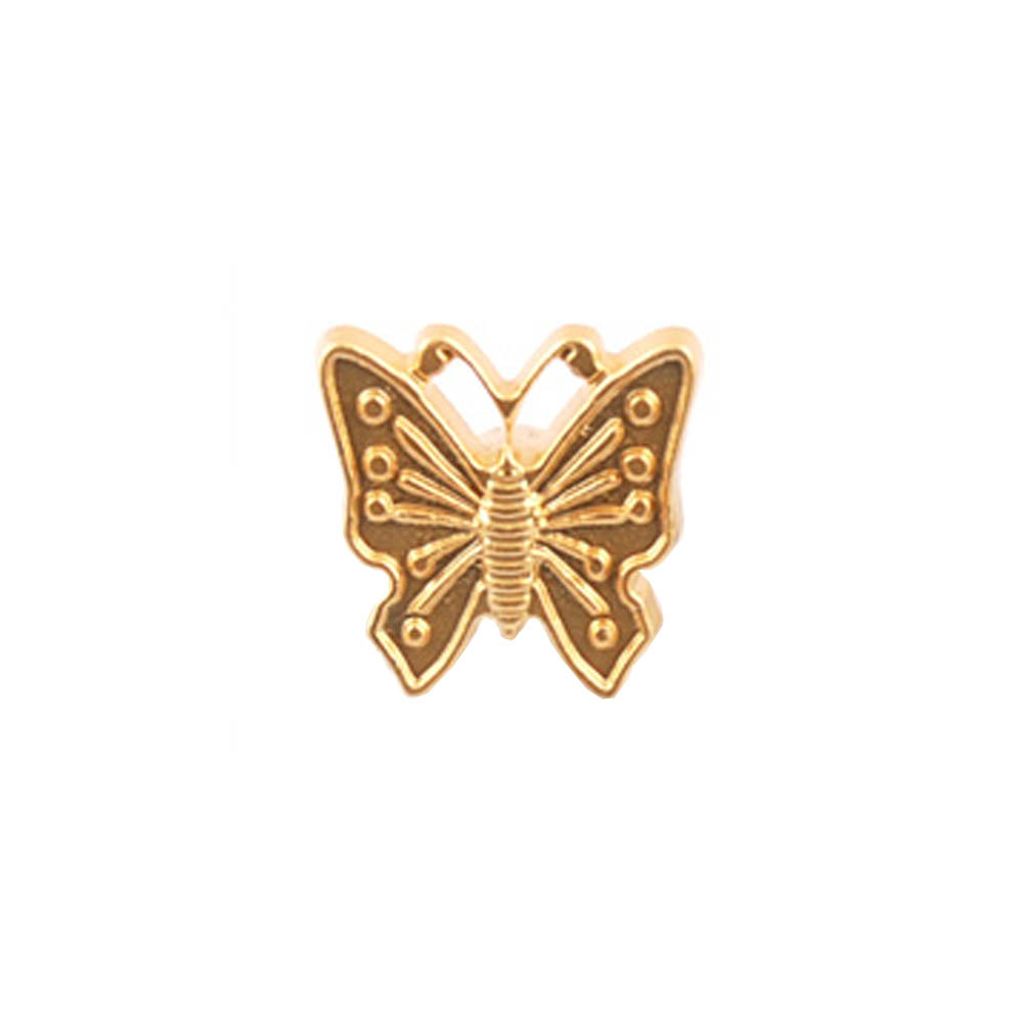 나비 모양 장식 가구 서랍 손잡이 골드