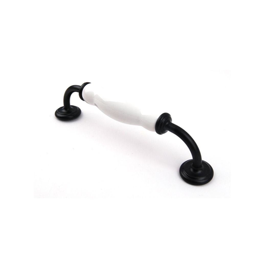 2구 가구 손잡이 블랙 화이트 나사간격 128mm