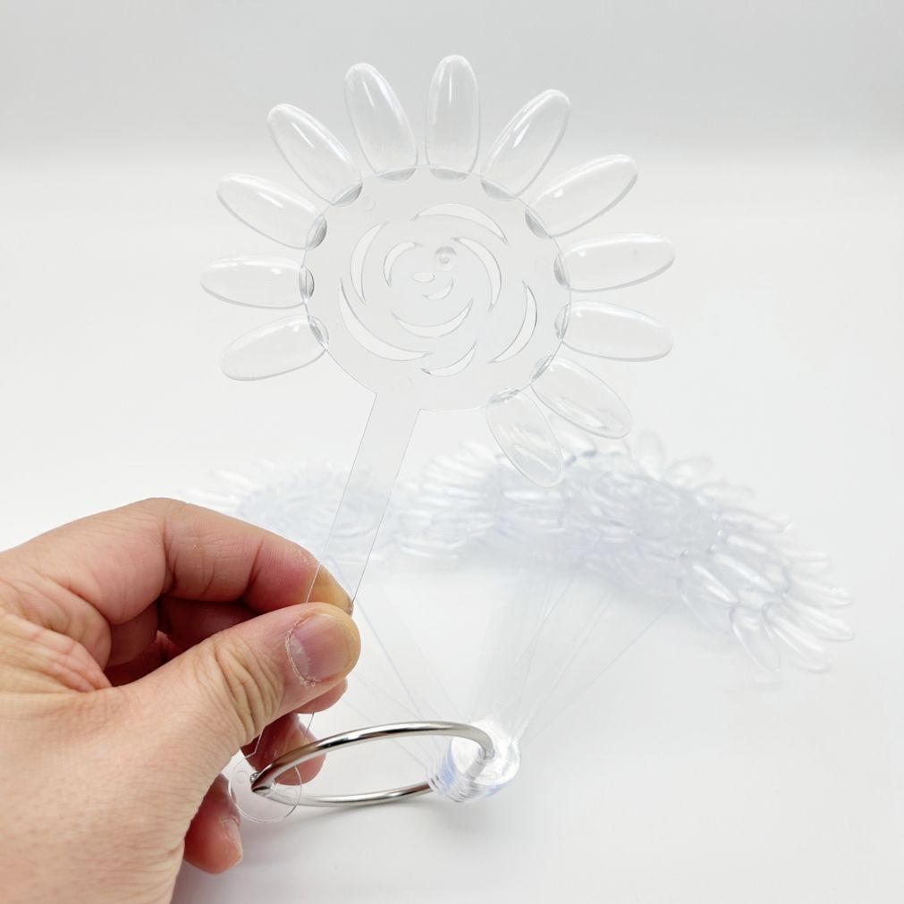 네일팁 스틱 젤 네일컬러 차트 팁 10P