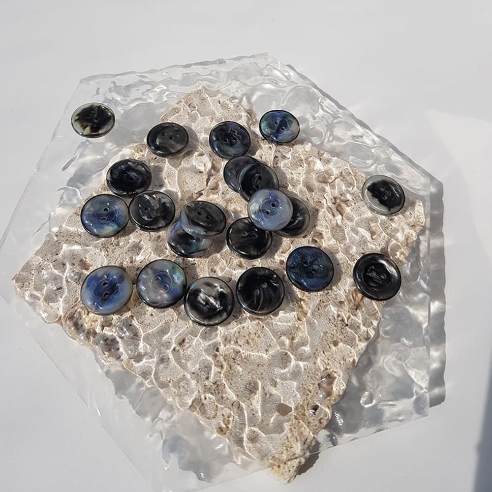 CNS 컬러 단추 세트 셔츠 블라우스 옷수선 교체용 부자재 11.5mm 15mm