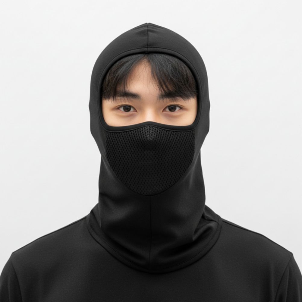 KC인증 호흡이 편한 메쉬 바라클라바 방한용