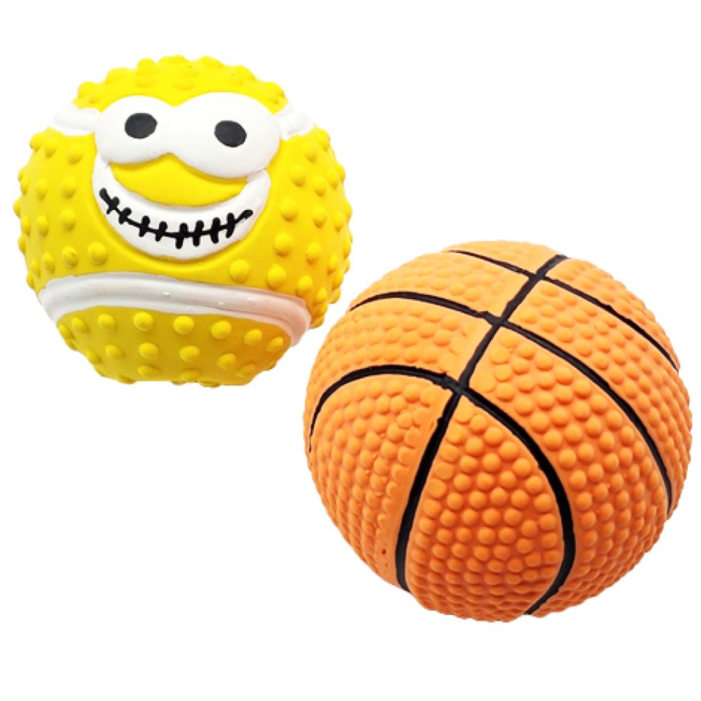 애견 라텍스 삑삑이 공 심리안정 반려견 산책 놀이 장난감