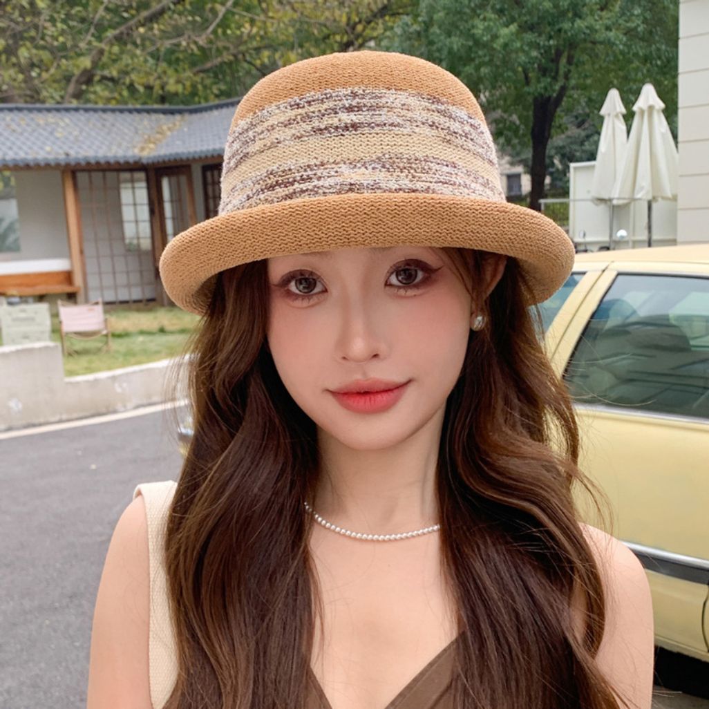 여성 벙거지 모자 외출 햇빛차단 버킷햇 스타일 모자