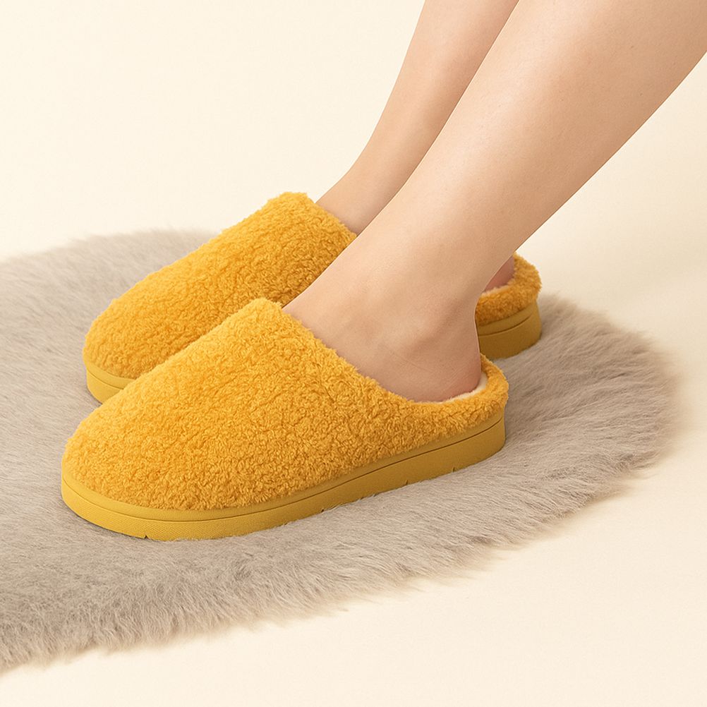 극세사기모 안감슬리퍼 포근한털실내화