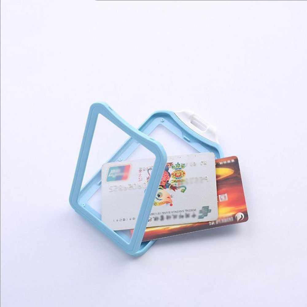 CNS 목걸이줄 사원증 명함 투명 출입증 케이스