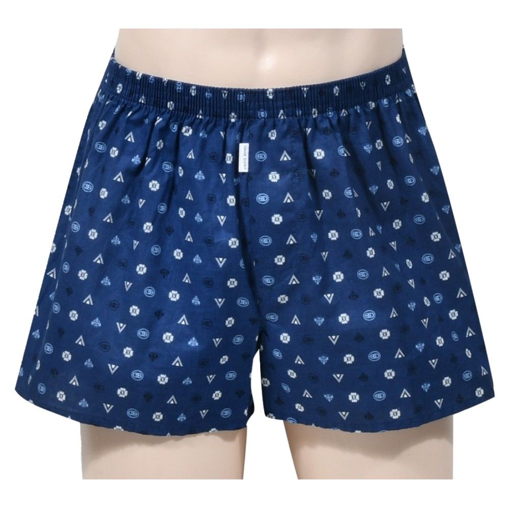 세련된 패턴 편안한 순면 남성 트렁크 3매