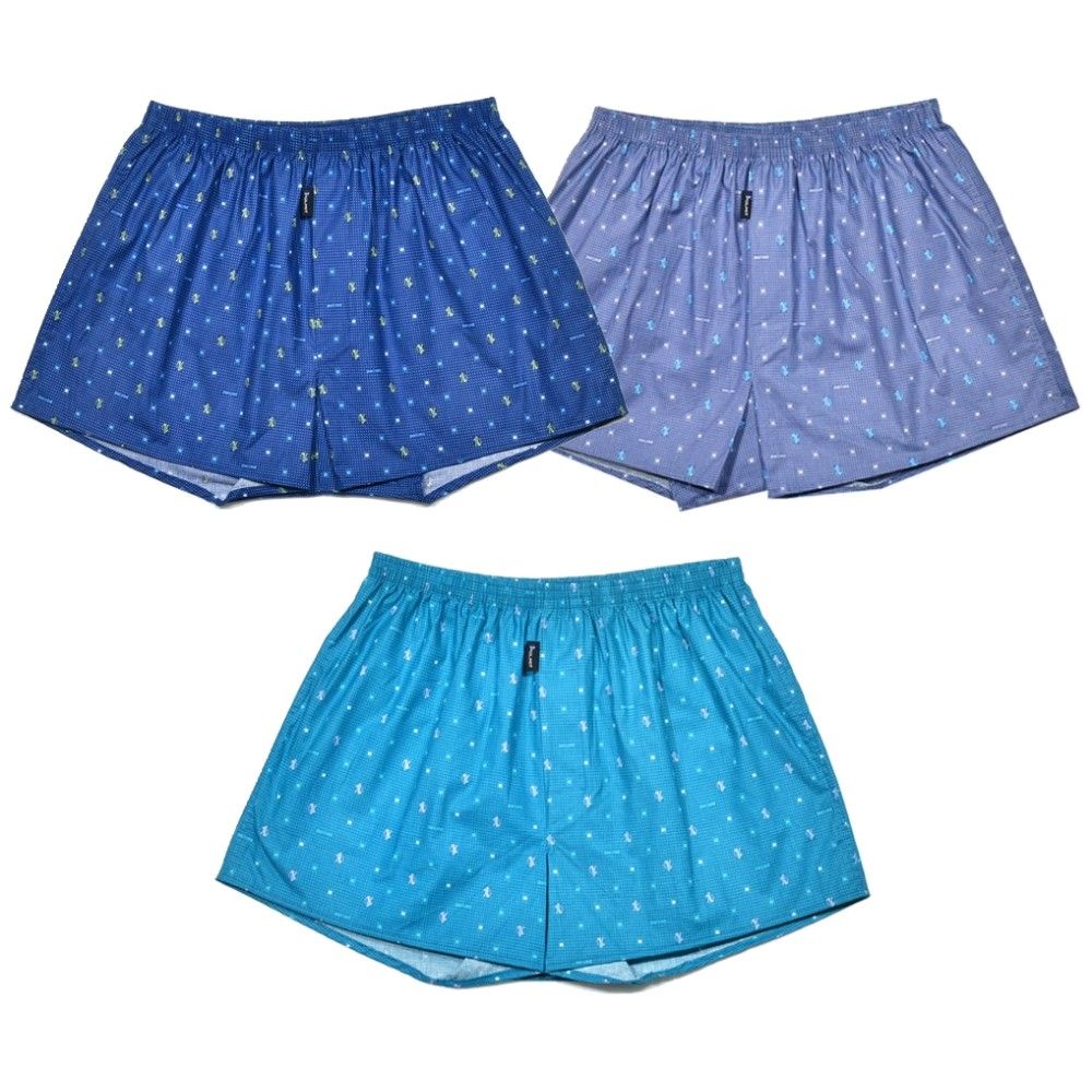 감각적인 디자인 순면소재 남성 트렁크 3매