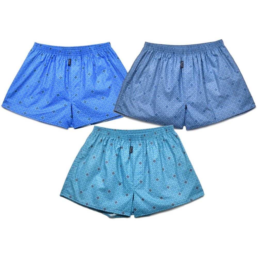 캐주얼한 컬러 순면소재 남성 트렁크 3매