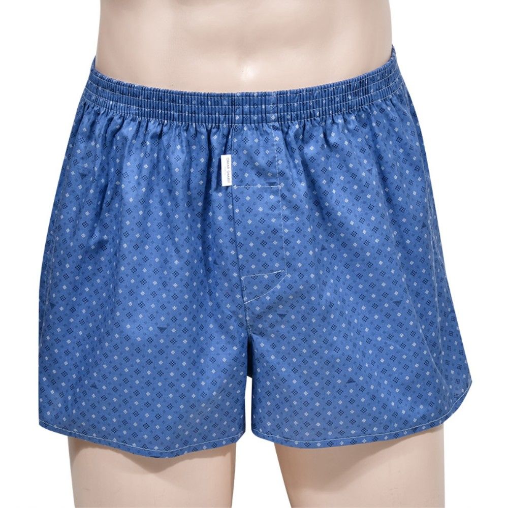 감각적인 디자인 컬러 남성 면 사각팬티3매