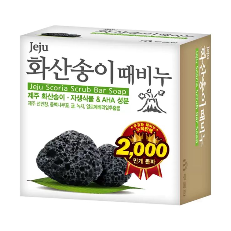 무궁화 제주 화산송이 때비누 100g x 24입