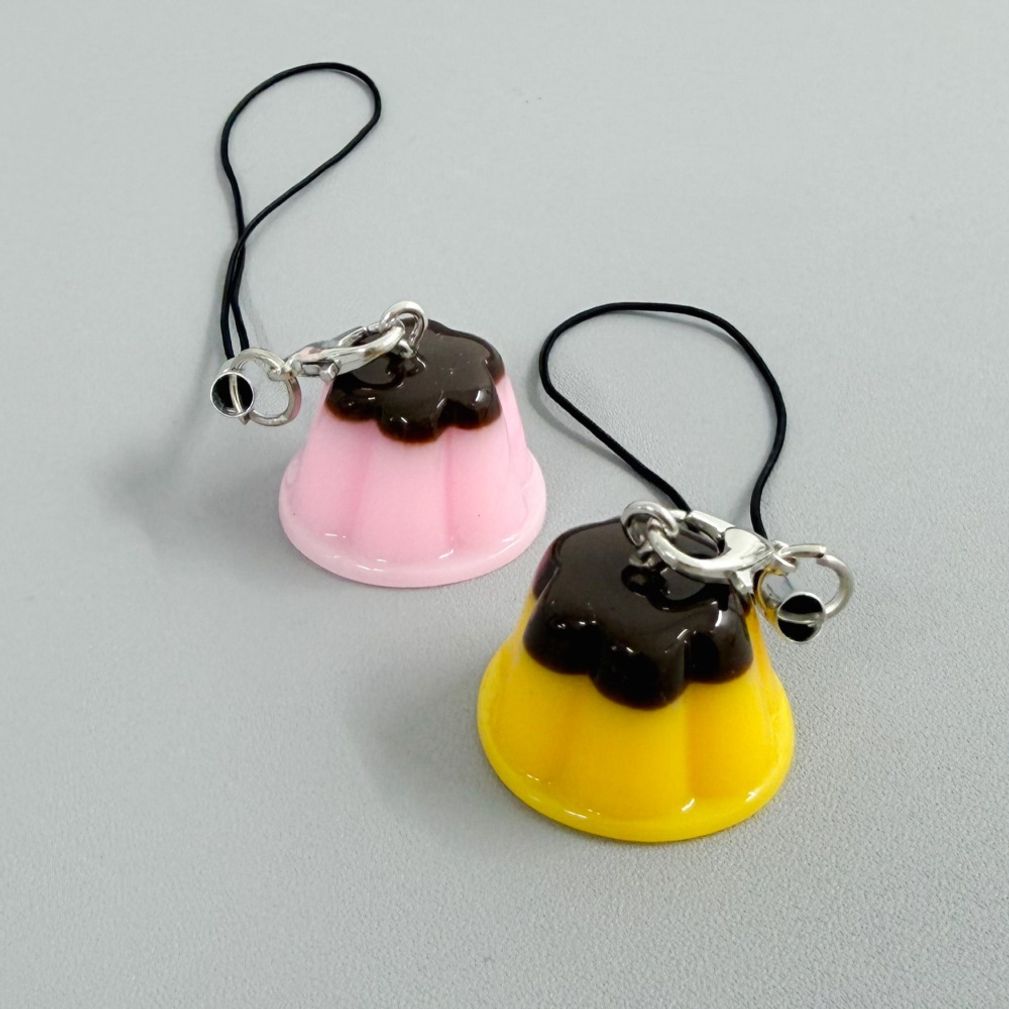 탱글 미니 푸딩 스트랩 키링 2색상