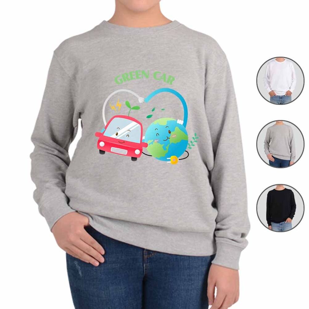 맨투맨 같이타요 전기차 그린카 12 그림 다양한색상 전사이즈