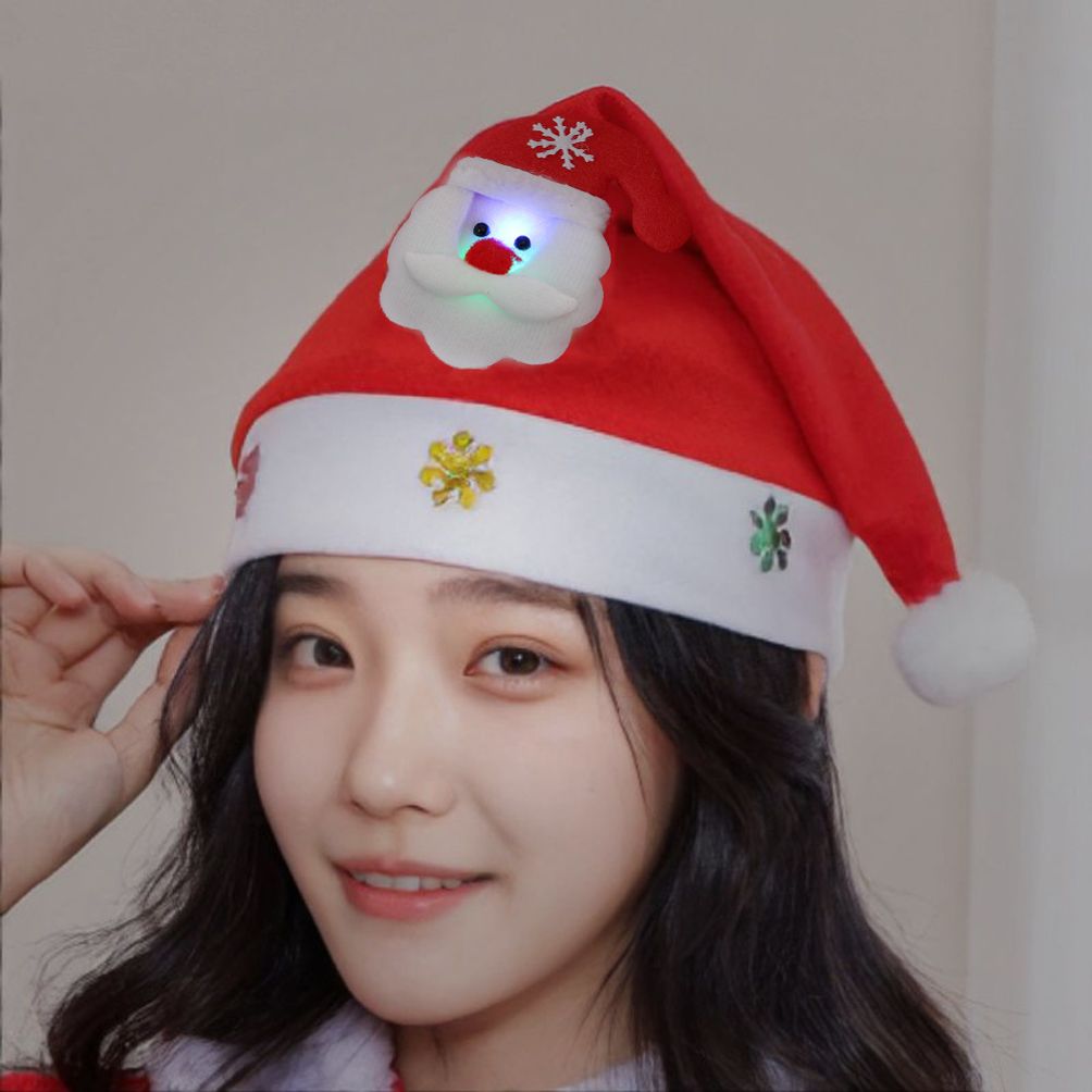 PrimeBulk 트렌디 LED 크리스마스모자(산타)