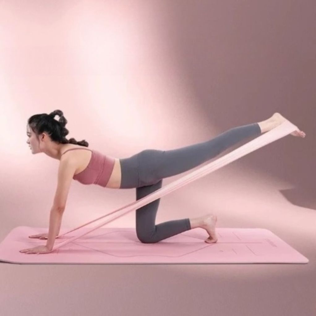 탄력 밴드 0.35mm 요가 홈트 운동 재활 텐션 튜빙 저항 스트레칭 헬스 M50521