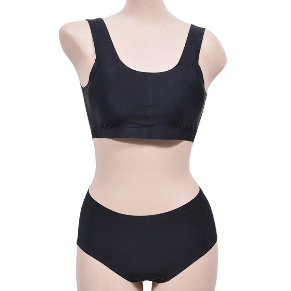 깔끔한 무봉제 런닝형 누디 브라팬티세트