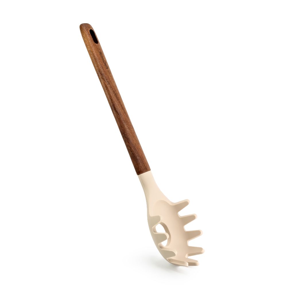 라쿠친 코지우드 실리콘 우드핸들 면국자