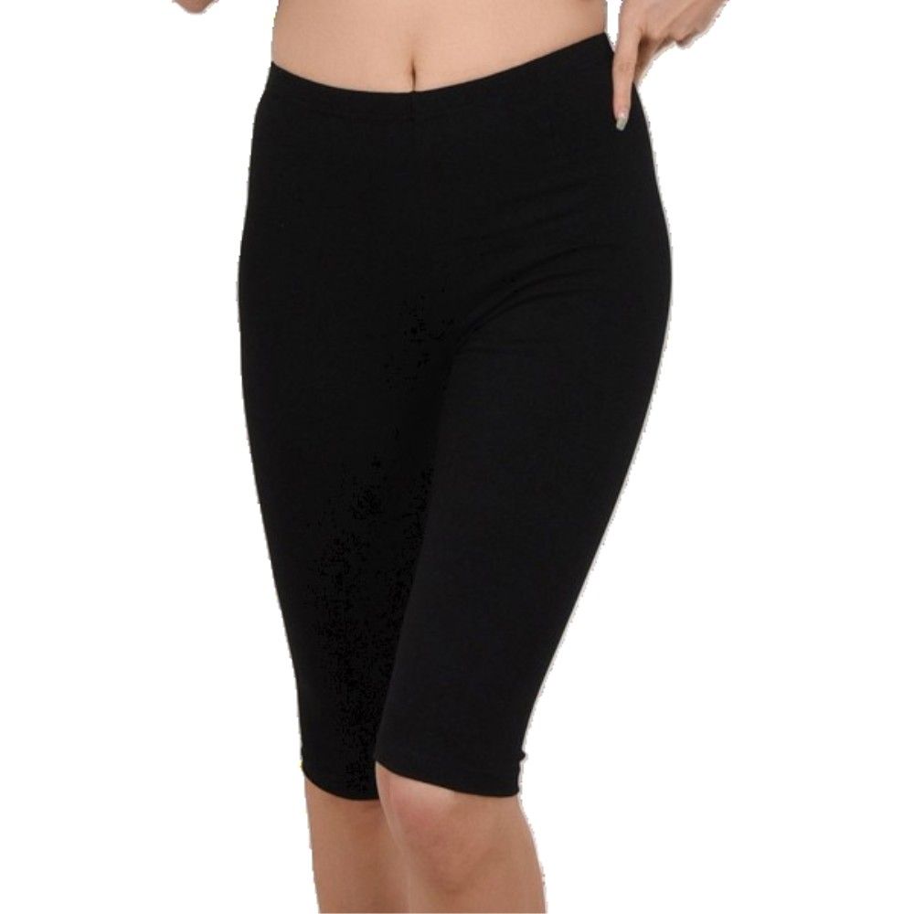 국내생산 심플한 면스판 7부 쫄바지 레깅스