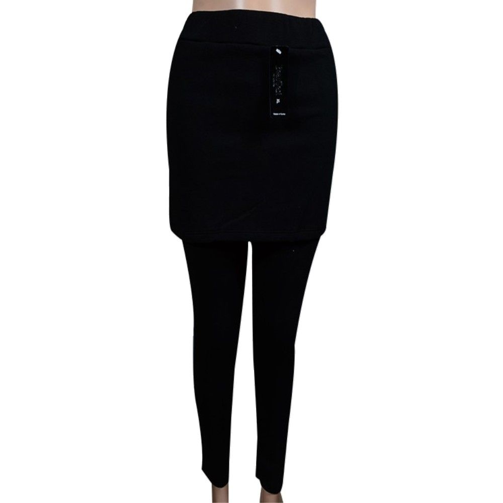 겨울 도톰한 보드보들 밍크털 치마 레깅스