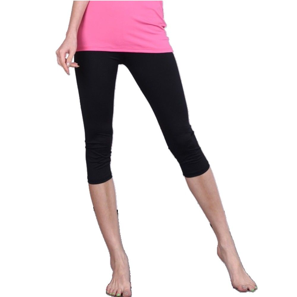 쿨링원단 7부 하이웨스트 레깅스 쫄바지