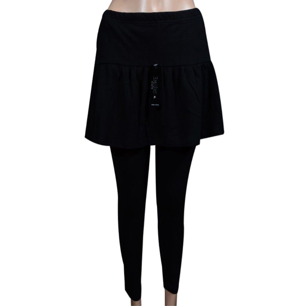 최강 복원력 면스판 솔리드 후레아 2단치마