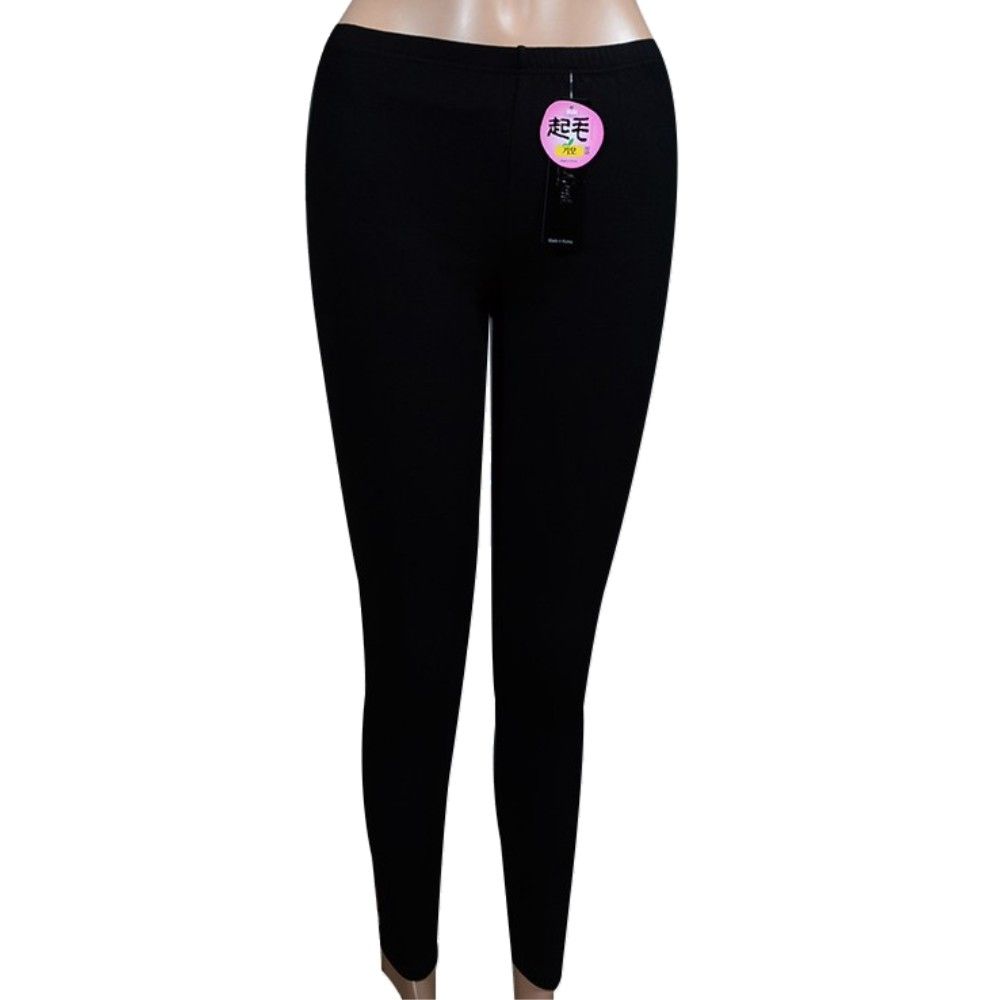 몸에 감기는 스판력 안감기모 9부 레깅스