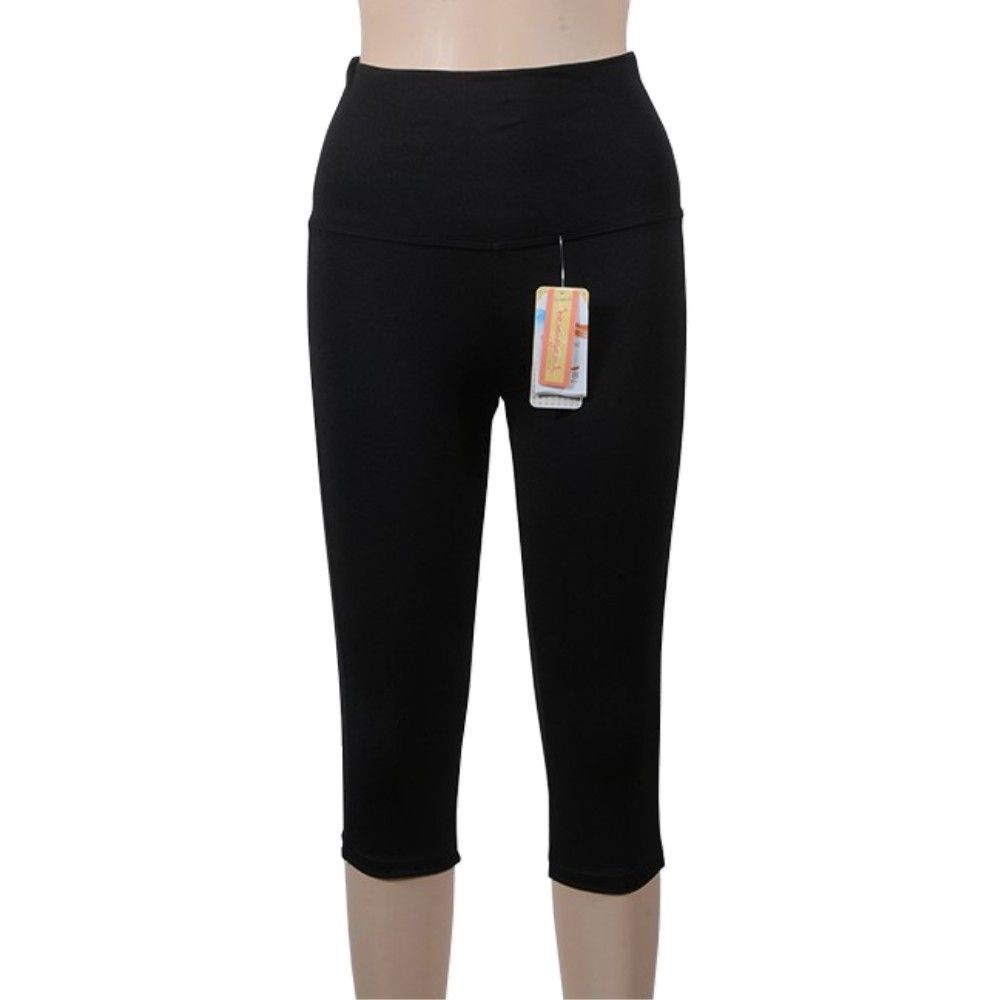 입체패턴 요가 스포츠 7부 레깅스 블랙팬츠