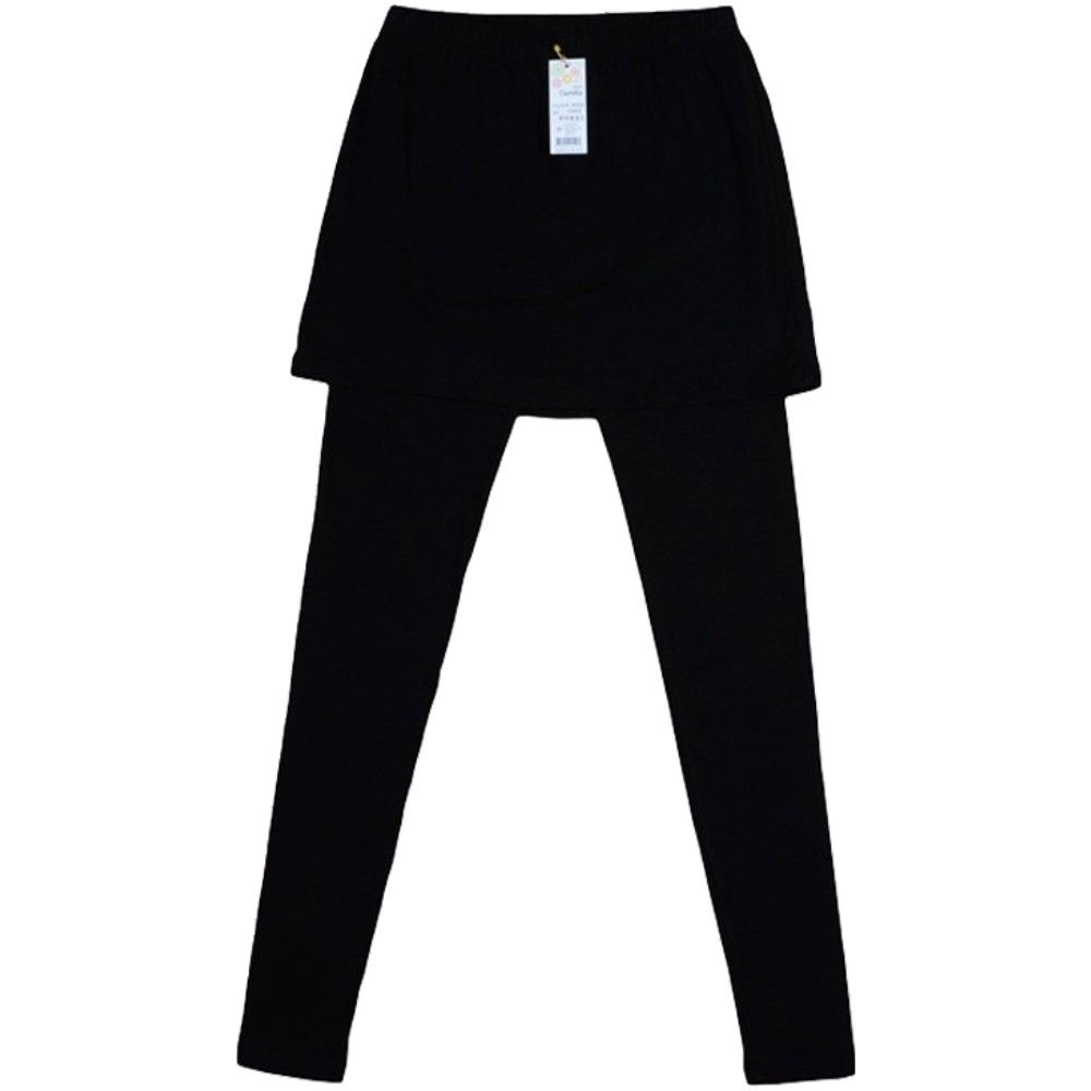 좋은 신축성 편안한 베이직 9부 치마레깅스