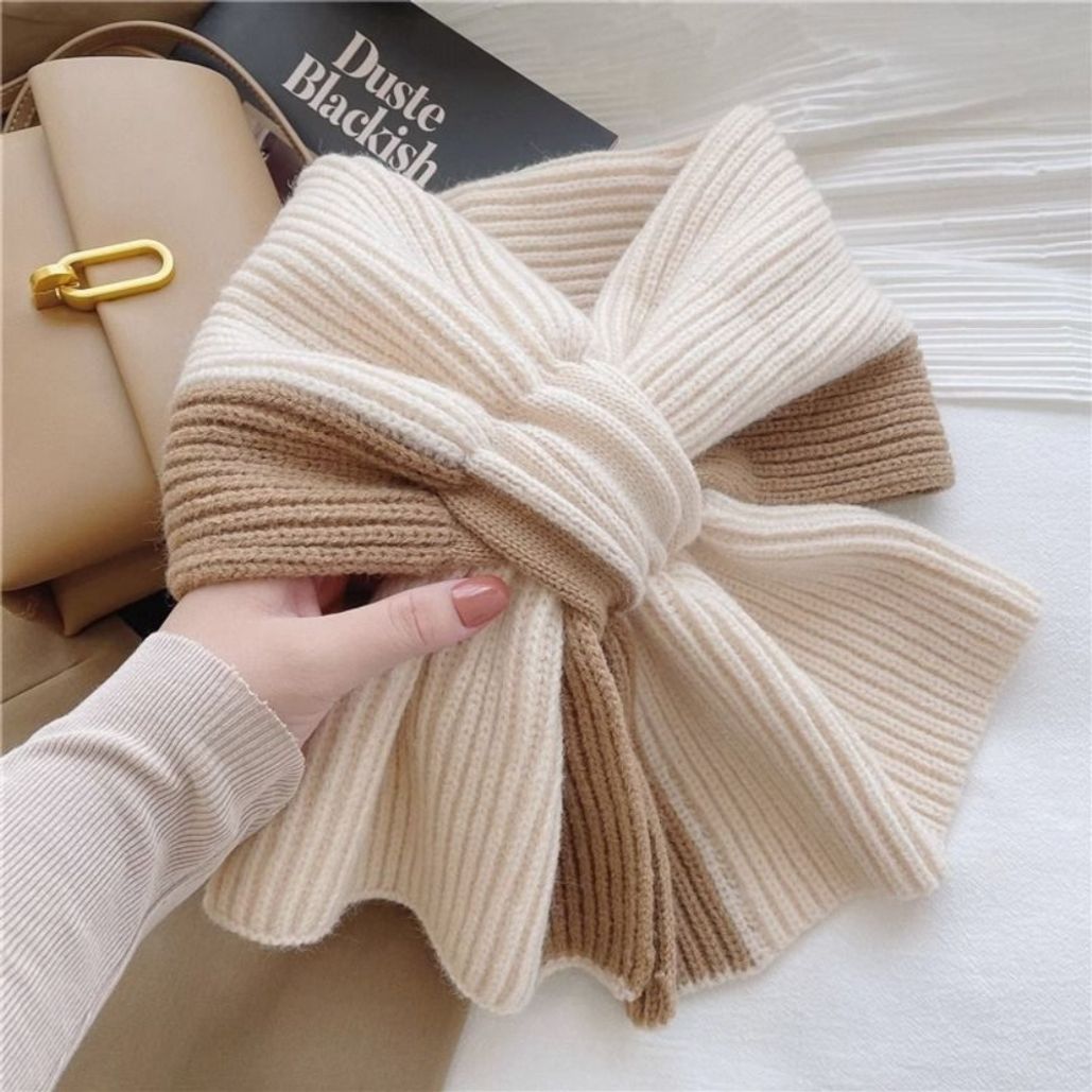 여성 쁘띠 목도리 커플 짧은 머플러 넥워머